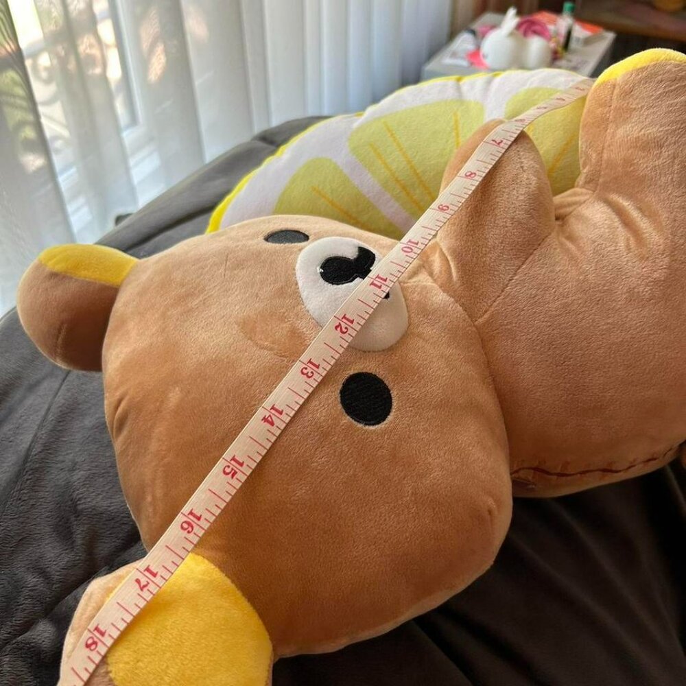 Large Rilakkuma hugging lemon slice plush - Picture 3 of 5